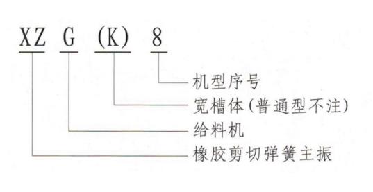 XZG雙質(zhì)體振動給料機型號說明-河南振江機械