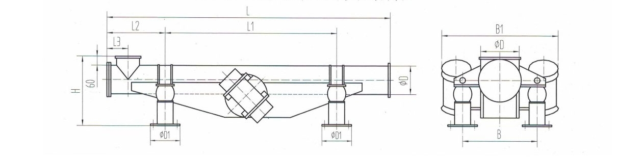 SZG振動(dòng)輸送機(jī)安裝簡圖-河南振江機(jī)械